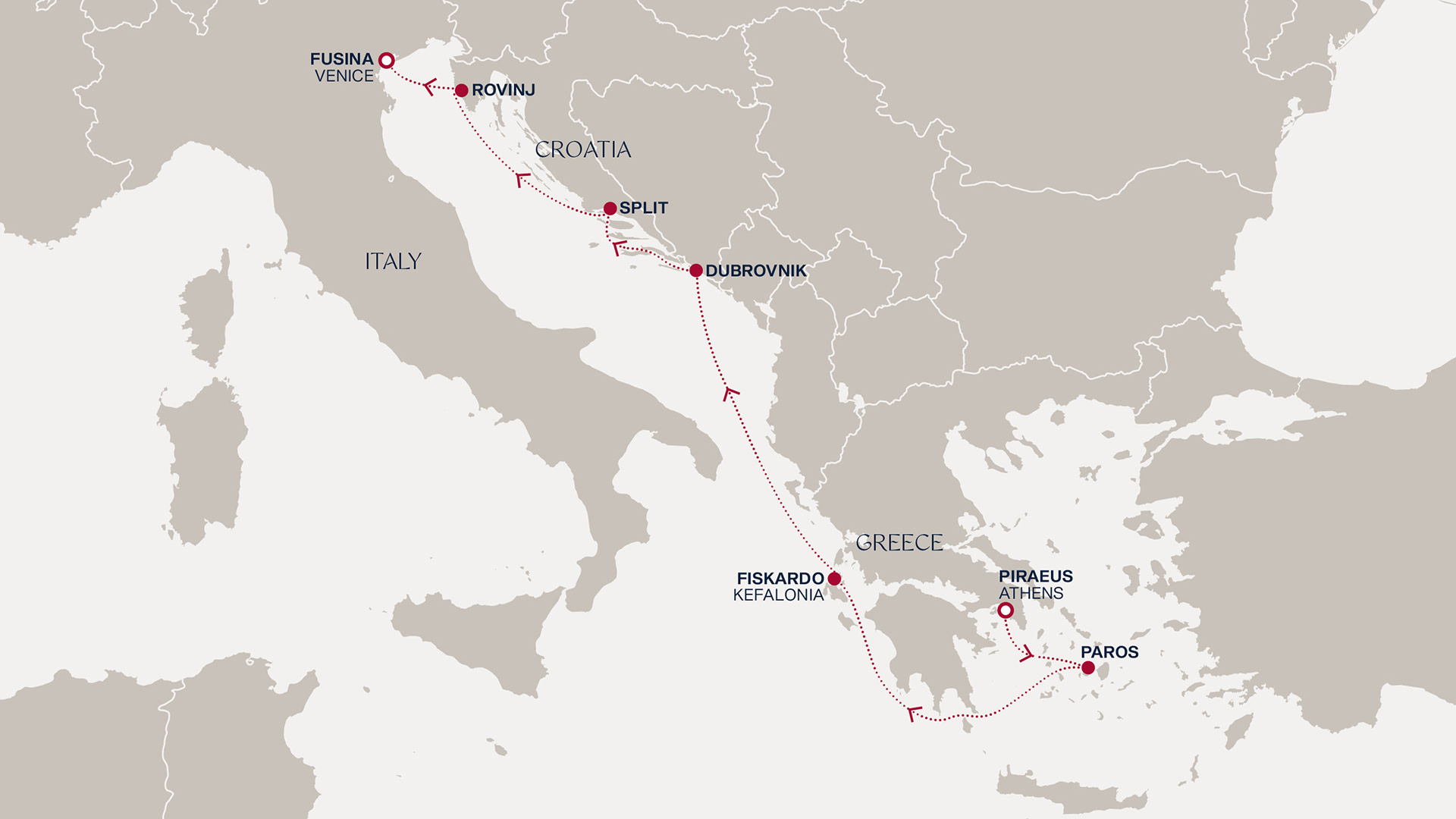 Cesta tažená řeckými osudy k chorvatským břehům