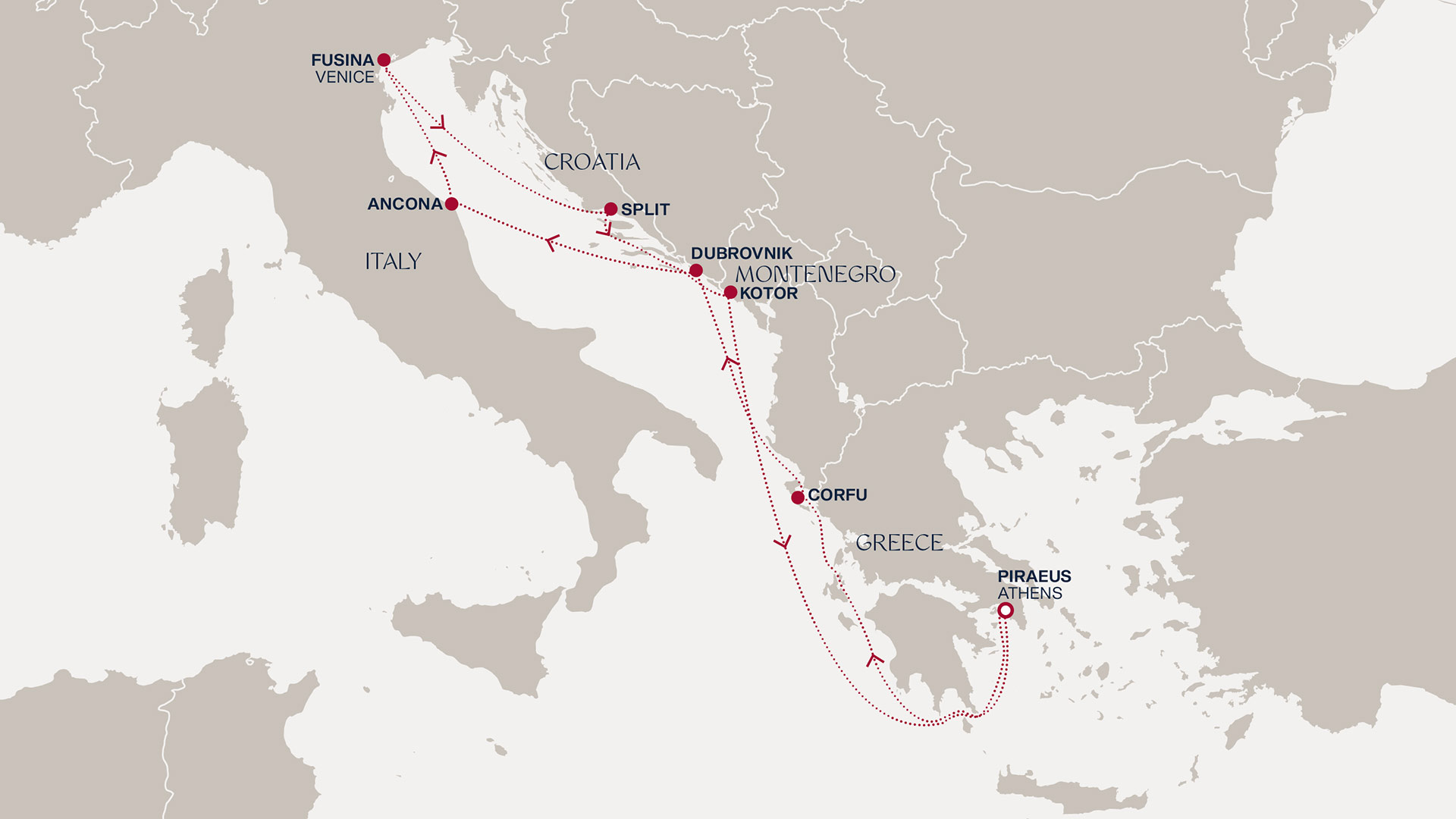 a map of europe with red lines